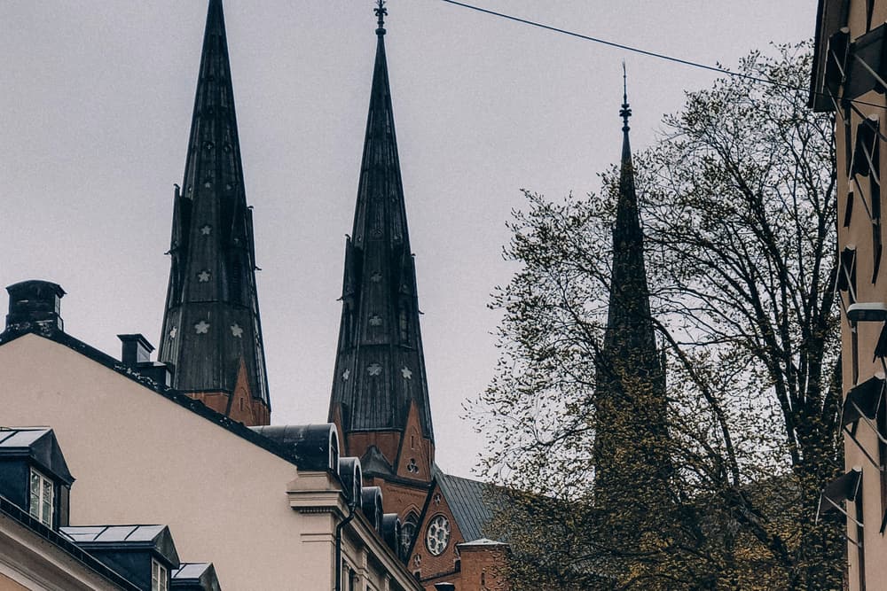 Uppsala domkyrkas tornspiror